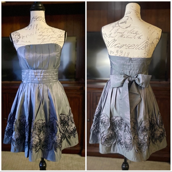 Candie’s Sleeveless Mini Dress Junior- Grey - Picture 1 of 5